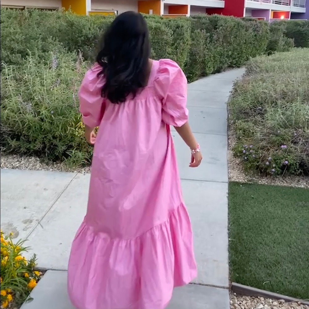 H&M Pink Poplin Dress